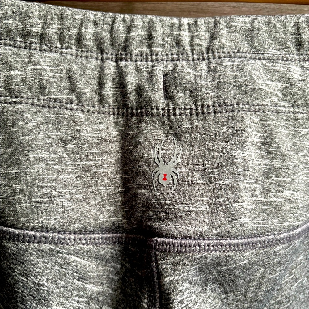 Spyder Women Grey Leggings Small - Picture 1 of 5